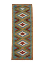 Tappeto Kilim Passatoia Artigianale 204x62 cm