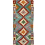 Tappeto Kilim Passatoia 207x63 cm Etnico