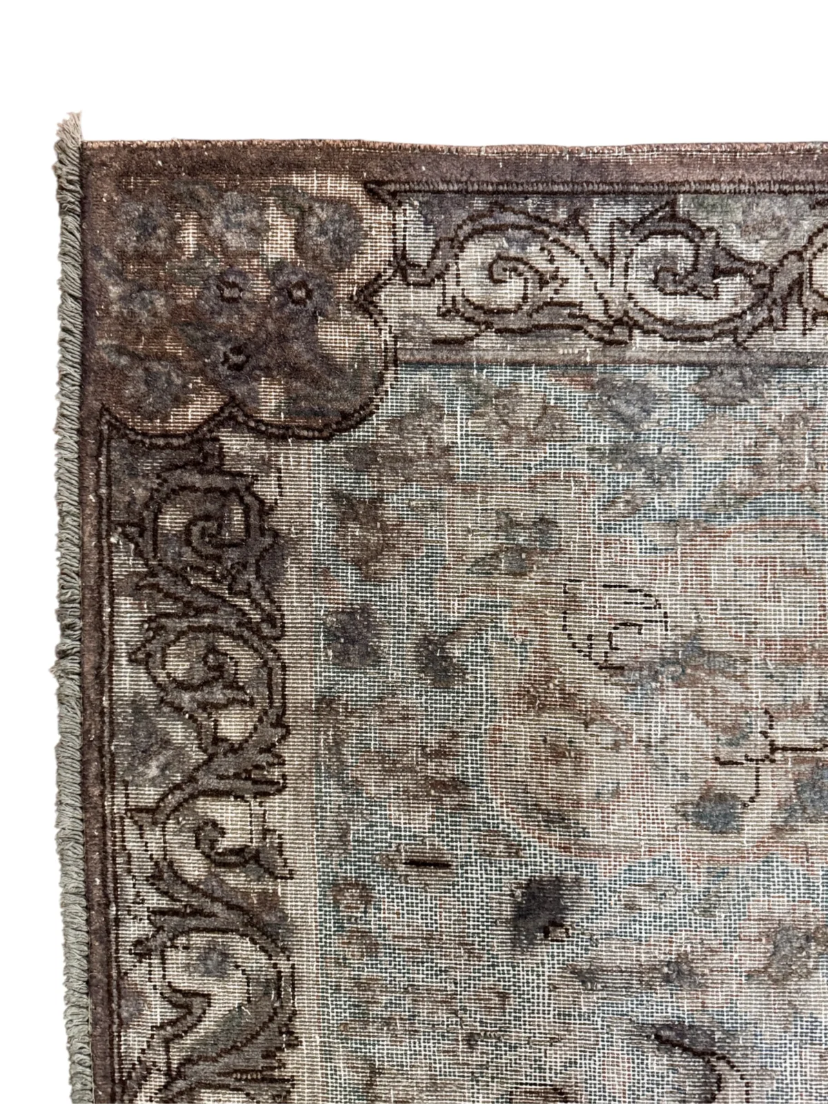 Tappeto Kirman antico 407x298 cm floreale rettangolare - immagine 4