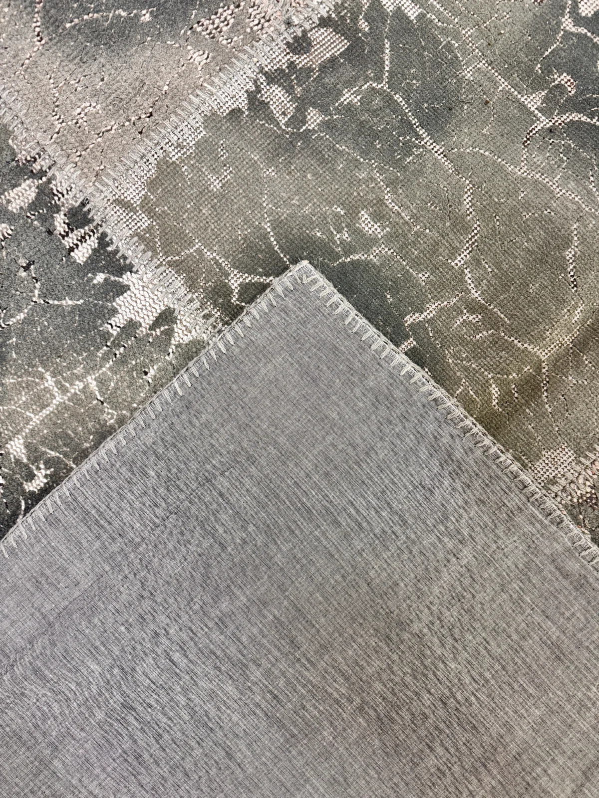 Tappeto Patchwork Grigio Chiaro-Scuro 365x275 cm - immagine 7