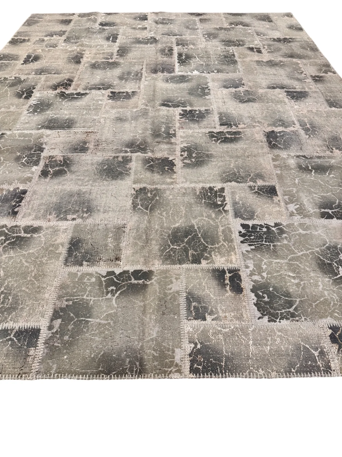 Tappeto Patchwork Grigio Chiaro-Scuro 365x275 cm - immagine 5