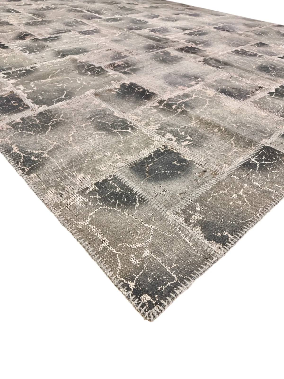 Tappeto Patchwork Grigio Chiaro-Scuro 365x275 cm - immagine 4