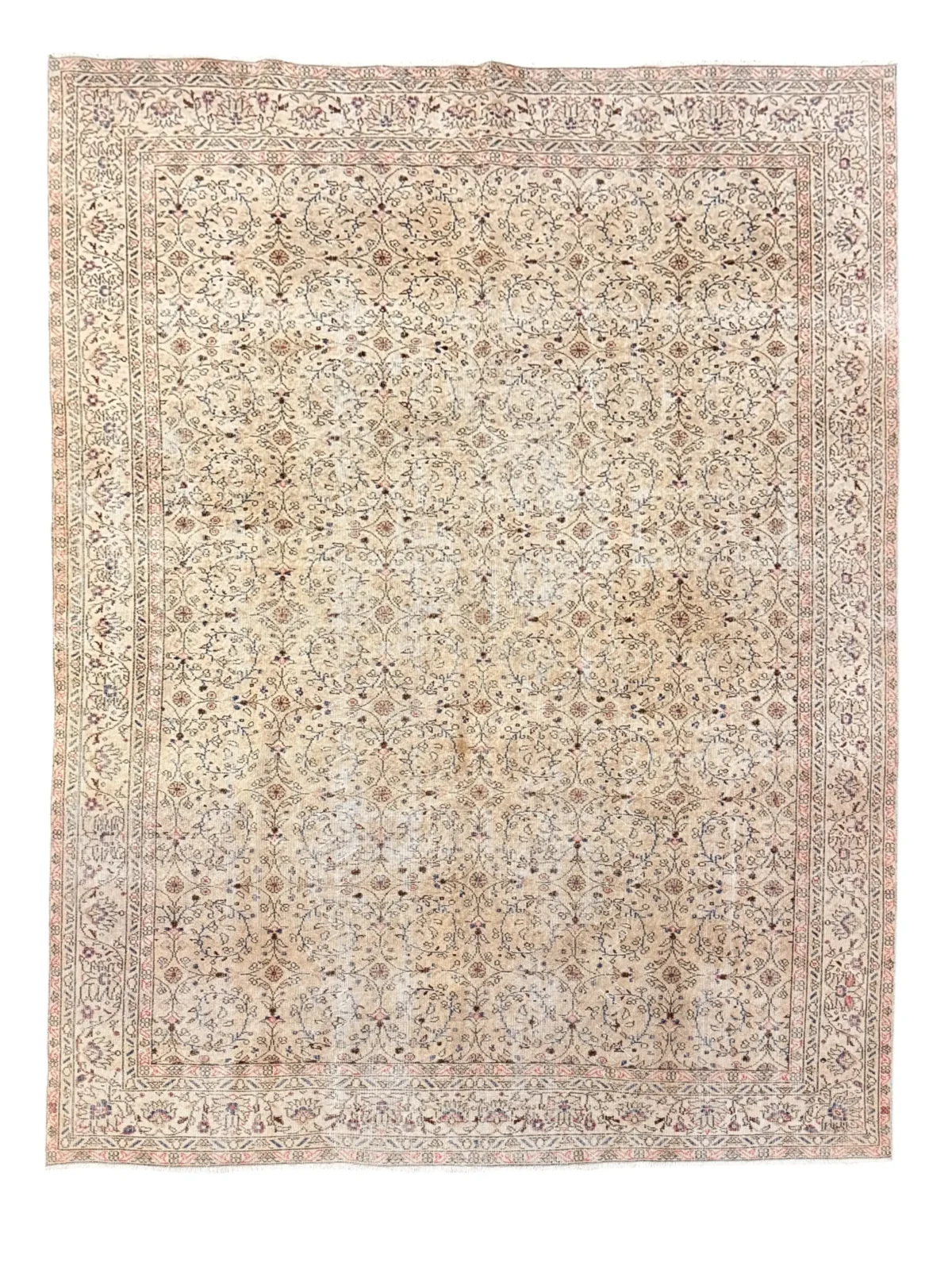 tappeto vintage antico beige