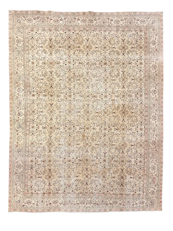 tappeto vintage antico beige