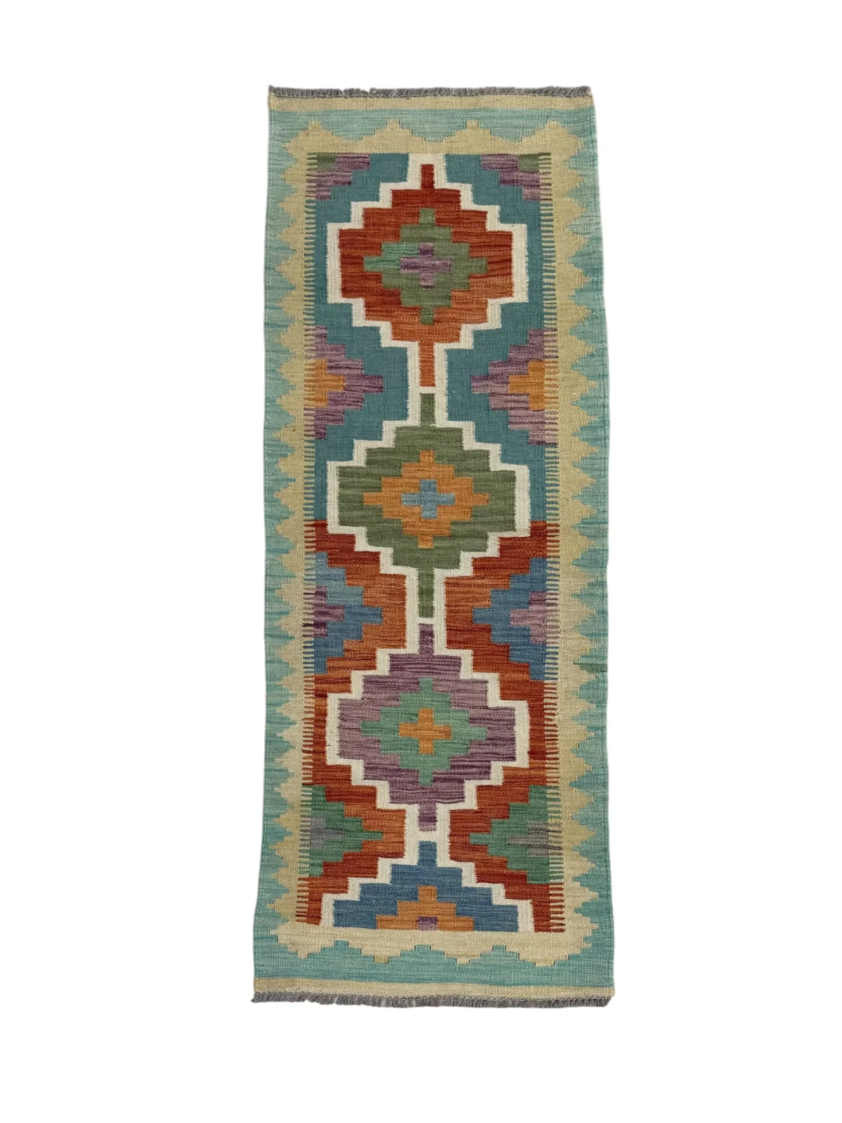Passatoia Kilim 178x60 cm – Tappeto Etnico per Corridoio e Ingresso - immagine 1