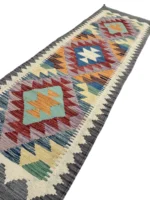 Passatoia Geometrica 198x62 cm in Stile Moderno – Tappeto Corridoio - immagine 6