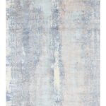 Tappeto Tencel Handloom Lusso Rettangolare Grigio Azzurro Beige – Moderno