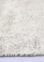 Tappeto Tencel Premium – Rettangolare Grigio/Bianco Moderno - immagine 3