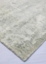 Tappeto Handloom in Tencel Grigio Verde Lucido Moderno 150x100 – 300x200 cm - immagine 4