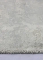 Tappeto Handloom in Tencel Grigio Verde Lucido Moderno 150x100 – 300x200 cm - immagine 3