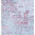 Tappeto Handloom in Tencel Grigio Astratto | Effetto Velvet - Morbidezza e Stile