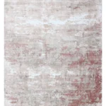 Tappeto Handloom Tencel: Design Astratto e Vellutato - Alta Qualità e Raffinatezza