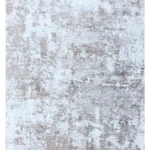 Rug Serenity: Tappeto rettangolare in tencel con design astratto e tonalità sfumate