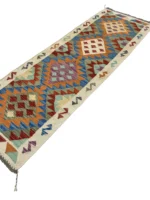 Passatoia geometrica colorata 198x65 cm – Tappeto moderno rettangolare - immagine 5