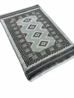 Tappeto Bukhara 90x60 cm Annodato a Mano – Stile Orientale Elegante - immagine 4