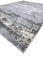 Tappeto Tencel Handloom 200x150 cm Grigio – Tappeto Ecologico Artigianale - immagine 4