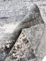 Tappeto Tencel Handloom 200x150 cm Grigio – Tappeto Ecologico Artigianale - immagine 3