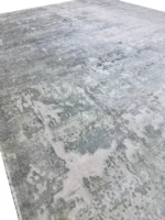 Tappeto Tencel Handloom 300x200 cm Azzurro Grigio – Elegante ed Ecologico - immagine 5