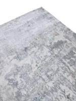 Tappeto Tencel Handloom 300x200 cm Azzurro Grigio – Elegante ed Ecologico - immagine 4