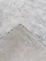 Tappeto Tencel Handloom 300x200 cm Azzurro Grigio – Elegante ed Ecologico - immagine 2