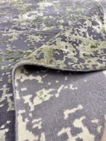 Tappeto moderno di design 150x100 in bambù e seta - immagine 2