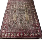 Tappeto Qum Seta Persiano 168x98 cm Annodato a Mano Certificato
