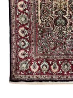 Tappeto Qum Seta Persiano 168x98 cm Annodato a Mano Certificato - immagine 5