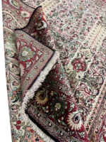 Tappeto Qum Seta Persiano 168x98 cm Annodato a Mano Certificato - immagine 3