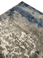 Tappeto Moderno Astratto 245x192 cm in Bambù e Seta per Soggiorno - immagine 5