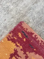 Tappeto Moderno Astratto 300x252 cm in Bambù e Seta per Soggiorno - immagine 6