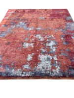 Tappeto Moderno Astratto 301x251 cm in Bambù e Seta per Soggiorno - immagine 6