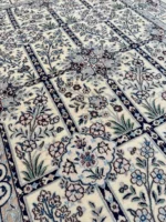 Tappeto Nain 6La Persiano 144x104 cm Annodato a Mano Certificato - immagine 2