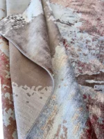 Tappeto moderno di design 300x200 cm in bambù seta astratto rettangolare - immagine 3