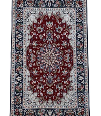 tappeto persiano isfahan seta