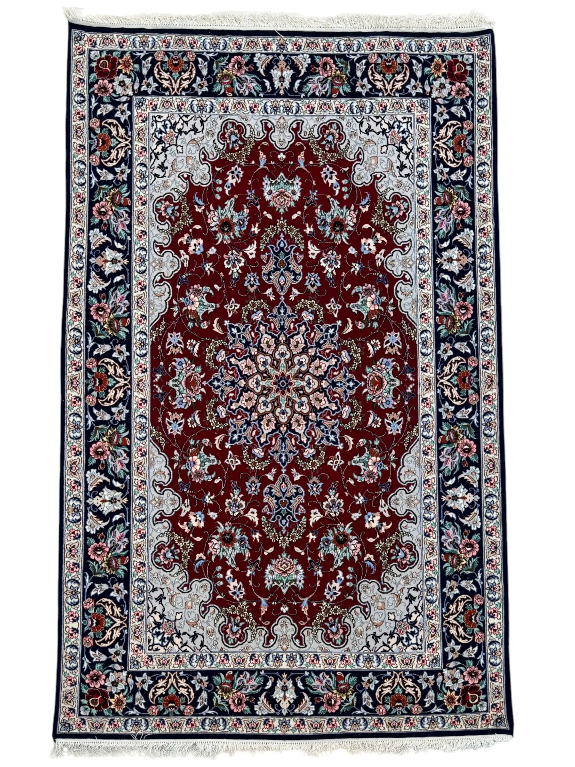 Tappeto Isfahan Seta 201x125cm 25 (1) tappeto persiano isfahan seta
