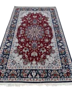 Tappeto Persiano Isfahan in Seta 201x125 cm – Eleganza Artigianale - immagine 8