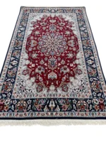 Tappeto Persiano Isfahan in Seta 201x125 cm – Eleganza Artigianale - immagine 7