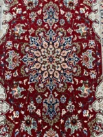 Tappeto Persiano Isfahan in Seta 201x125 cm – Eleganza Artigianale - immagine 6