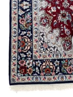 Tappeto Persiano Isfahan in Seta 201x125 cm – Eleganza Artigianale - immagine 4