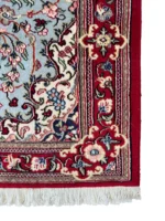 Tappeto Persiano Qum 194x84 cm Extra – Passatoia Elegante Annodata a Mano - immagine 6