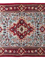 Tappeto Persiano Qum 194x84 cm Extra – Passatoia Elegante Annodata a Mano - immagine 5