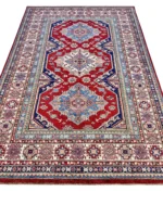 Tappeto Kazak Extra Persiano 267x175 cm Rosso e Blu – Afghanistan - immagine 8