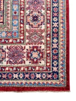 Tappeto Kazak Extra Persiano 267x175 cm Rosso e Blu – Afghanistan - immagine 4