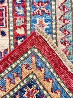 Tappeto Kazak Extra Persiano 267x175 cm Rosso e Blu – Afghanistan - immagine 3