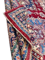 Tappeto Kazak Extra Persiano 267x175 cm Rosso e Blu – Afghanistan - immagine 2