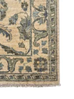 Passatoie per Ingresso Eleganti – Passatoia Afghanistan 244x83 cm Floreale Crema e Blu-Grigio - immagine 5