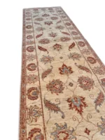 Passatoie per Ingresso Eleganti – Passatoia Persiana Floreale 250x80 cm Beige e Rosso Ruggine - immagine 3