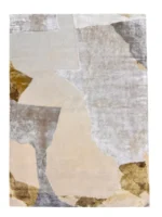 Tappeto Decor Bambù e Seta 240x170 cm Astratto Beige e Grigio - immagine 9