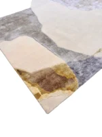 Tappeto Decor Bambù e Seta 240x170 cm Astratto Beige e Grigio - immagine 4