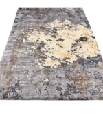 Tappeto Decor Bambu Silk Astratto 240x170 cm Grigio e Beige - immagine 6